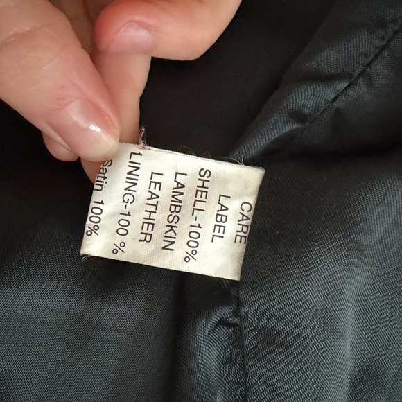 Vintage Avanti Green Sheepskin Trench Coat - Picture 9 of 11